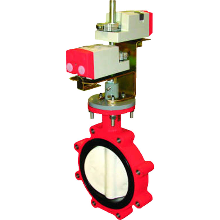 Honeywell VFF1HW1YES Honeywell VFFILV1YXS 2-Way 3 Inch Resilient- Seat Flanged Butterfly Valve