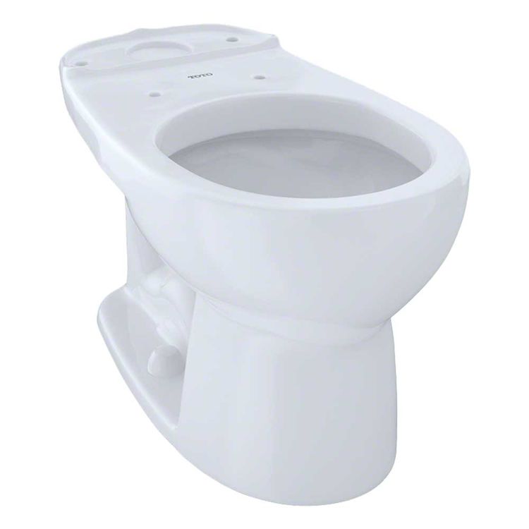 Toto Eco Drake Round Toilet Bowl Only Cotton White C743e01