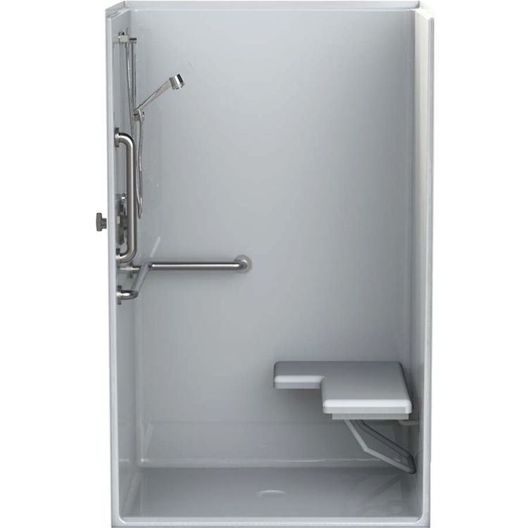 Aquatic Bath 1483bfsd 2 Grab Bars Rh Seat 46 X36 X75 Ada Shower Aquatic Bath 1483bfsd 2 Grab Bars Rh Seat 46 X36 X75 Ada Shower Stall With