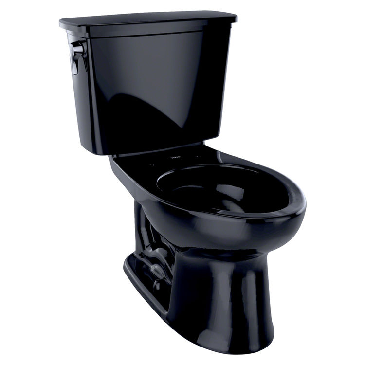 Toto Eco Drake Transitional Two Piece Elongated 1 28 Gpf Ada Compliant Toilet Ebony Cst744eln 51