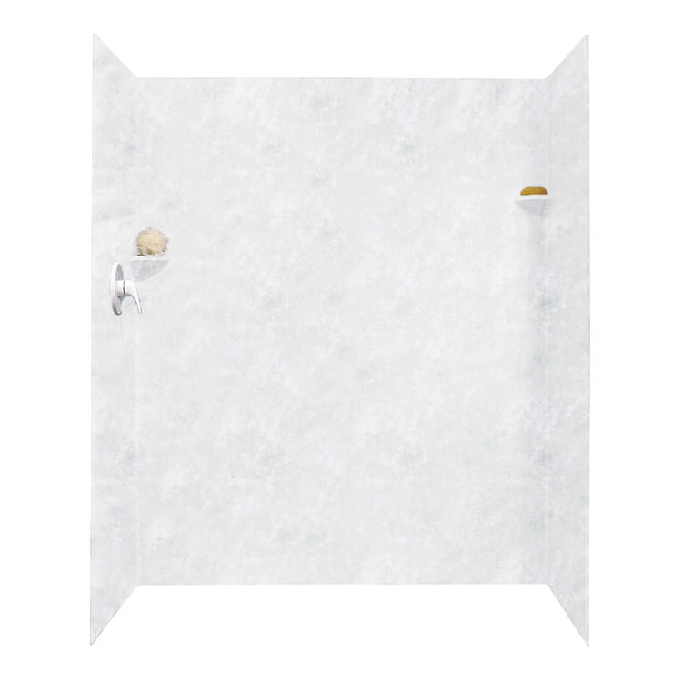 Swanstone Sk 324872 130 Shower Wall Kit 32d X 48w X 72h Ice