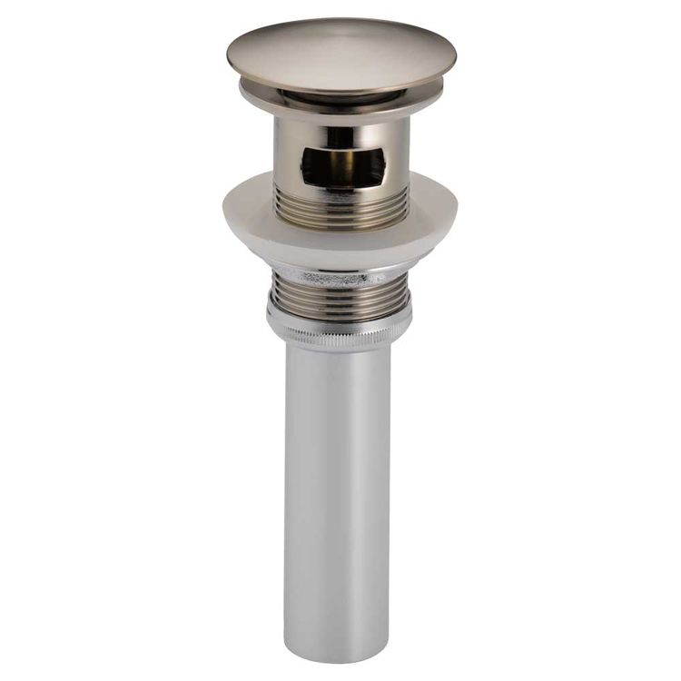 Brizo RP72414NK Brizo RP72414NK Luxe Nickel Push Button Pop-Up with Overflow