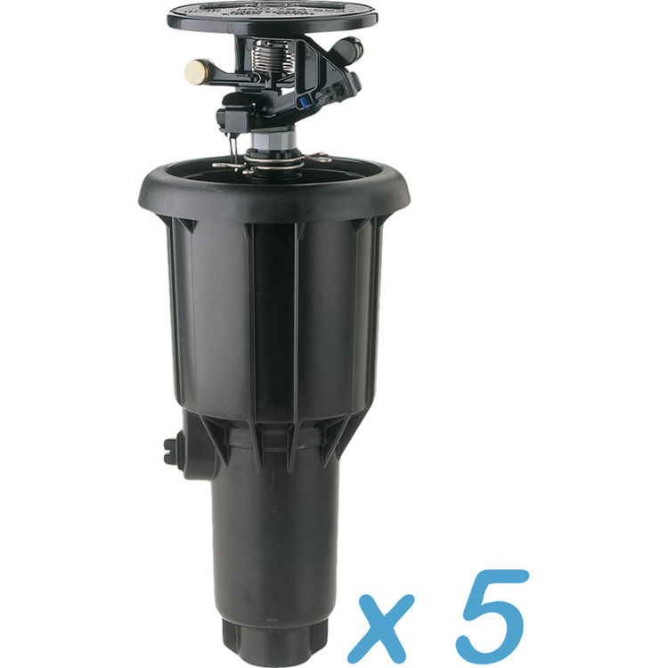 1/2 In MNPT 5 Pack 3 Gpm WaterMaster 55024 Impact Sprinkler 