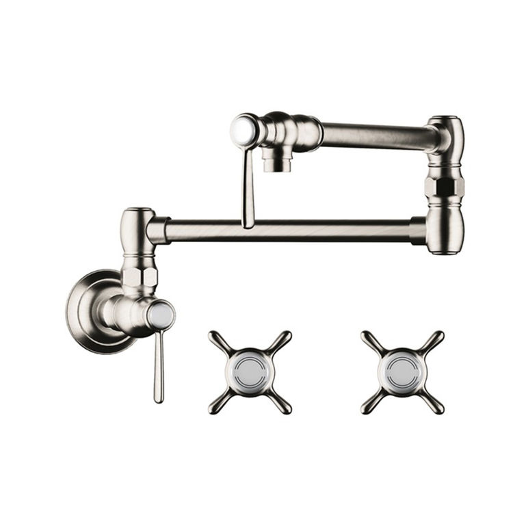 Axor 16859831 Axor 16859831 Montreux Polished Nickel Wall Mount Pot Filler