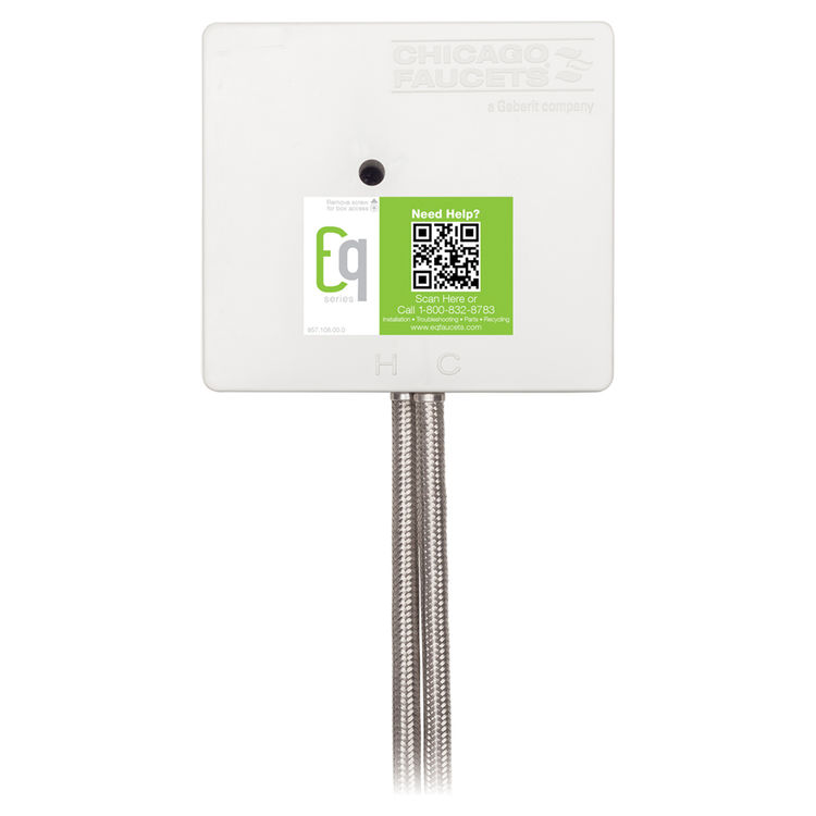 Chicago Faucet EQ-43KJKABNF Chicago Faucets EQ-43KJKABNF EQ Ac Less Plug EQ Control Box Assembly with Mixing Valve.