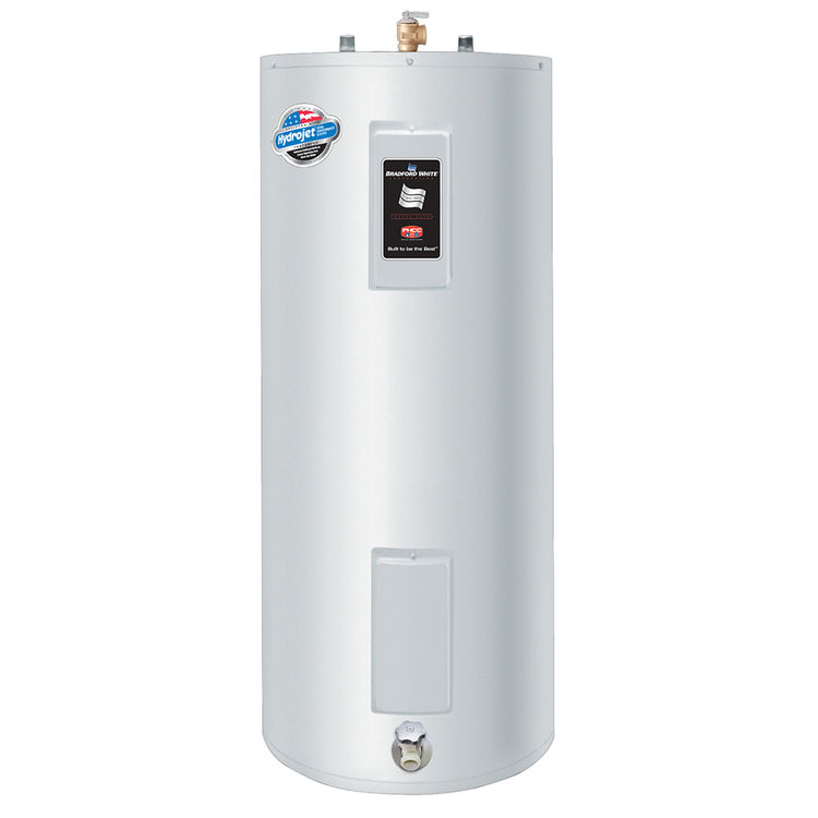 BRADFORD WHITE RE340T61NCWW N2015 40 GALLON ELECTRIC WATER HEATER
