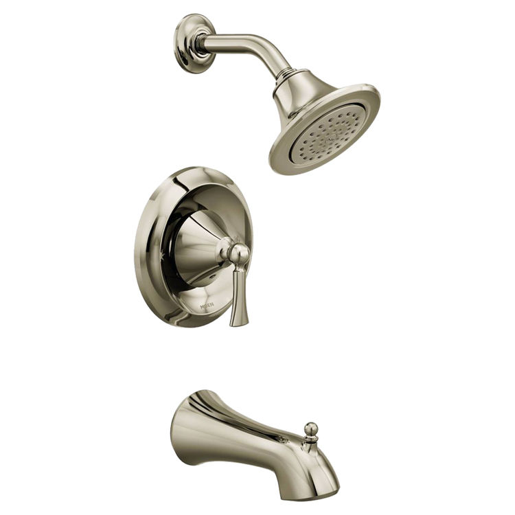 Moen T4503NL Moen T4503NL Wynford Polished Nickel Posi-Temp Tub/Shower Trim