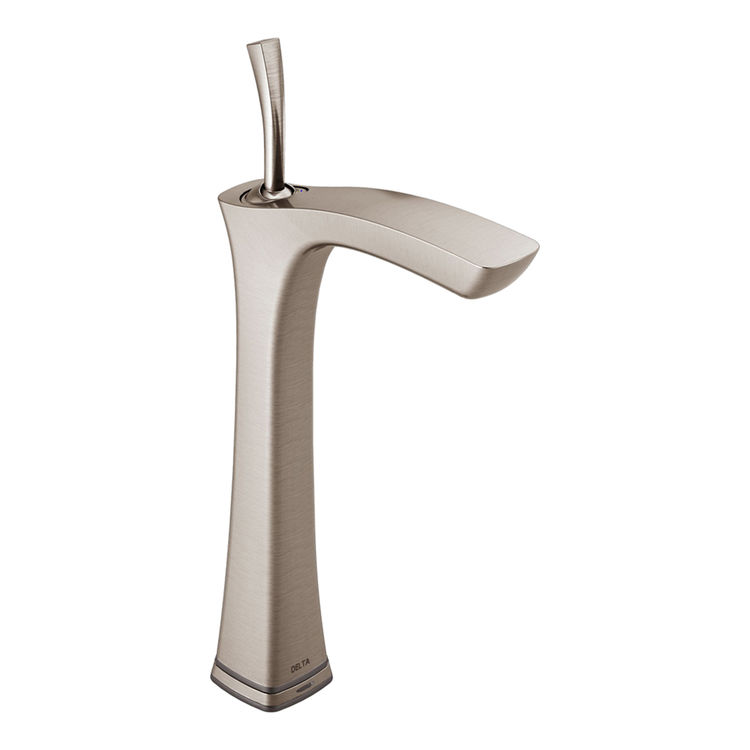 Delta 752TLF-SS Delta 752TLF-SS Stainless Single Handle Vessel Lavatory Faucet