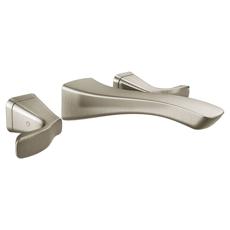 Delta T3552LF-SSWL Delta T3552LF-SSWL Stainless Steel Two Handle Wall Mount Lavatory Faucet