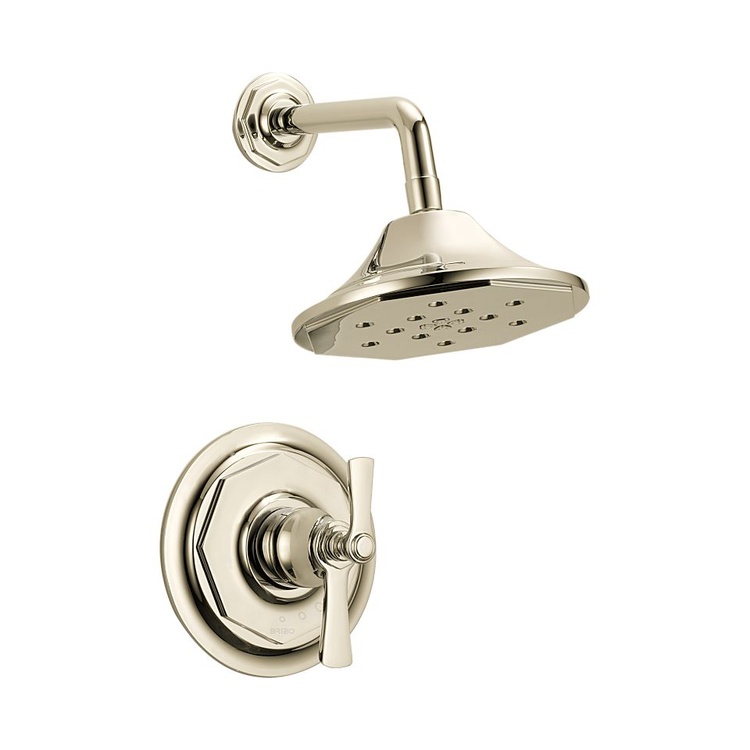 Brizo T60261-PN Brizo T60261-PN Polished Nickel Rook Thermostatic Shower Only Trim