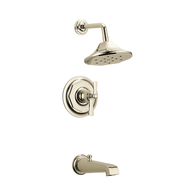 Brizo T60461-PN Brizo T60461-PN Polished Nickel Rook Thermostatic Tub/Shower Trim