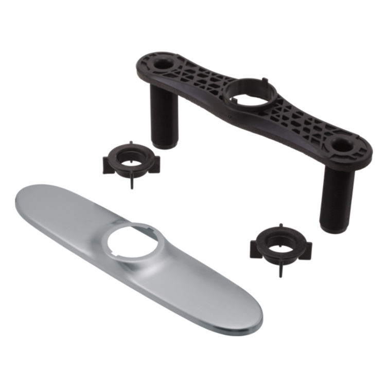 Delta RP70714AR Delta RP70714AR Escutcheon with Baseplate and Nuts, Arctic Stainless