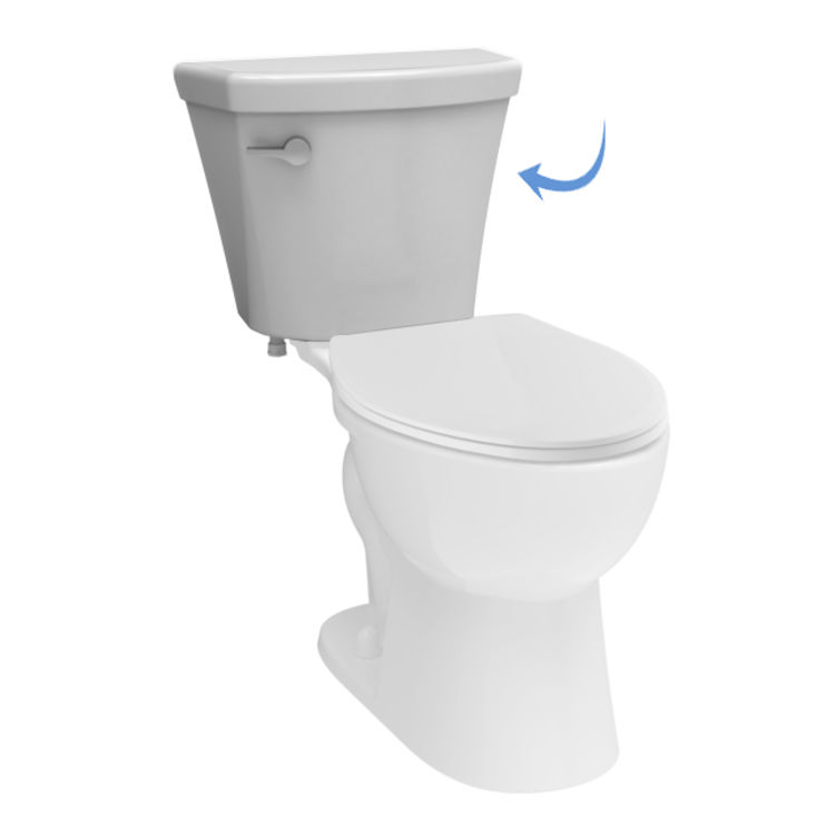 Delta RP78700WH Delta RP78700WH Turner Tank Assembly - White