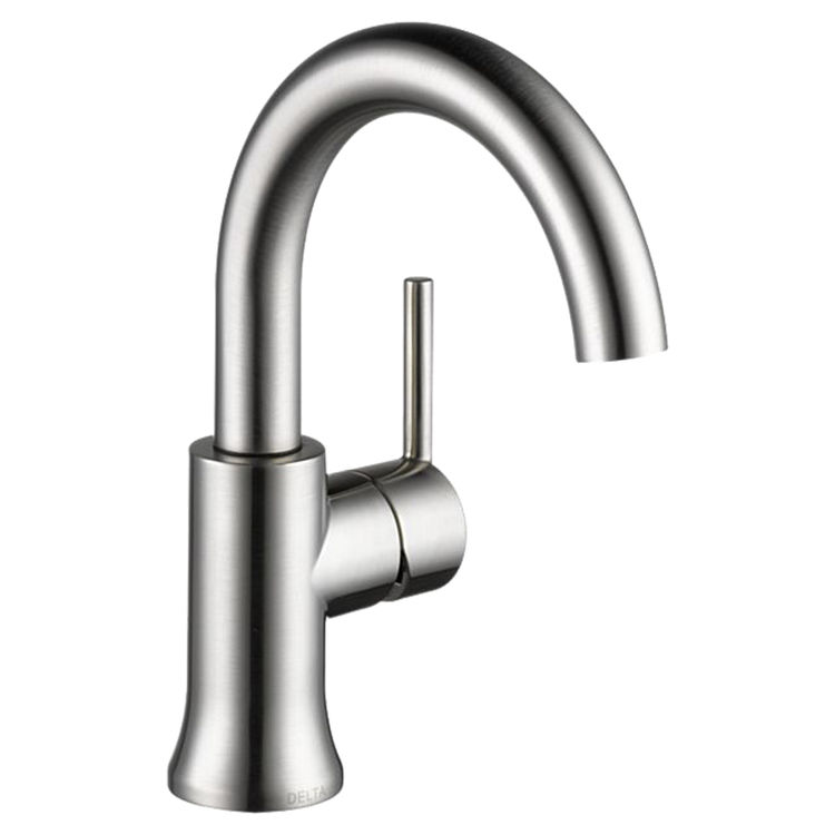 Delta 559HA-SS-DST Delta 559HA-SS-DST Trinsic Stainless High Arc Bathroom Faucet