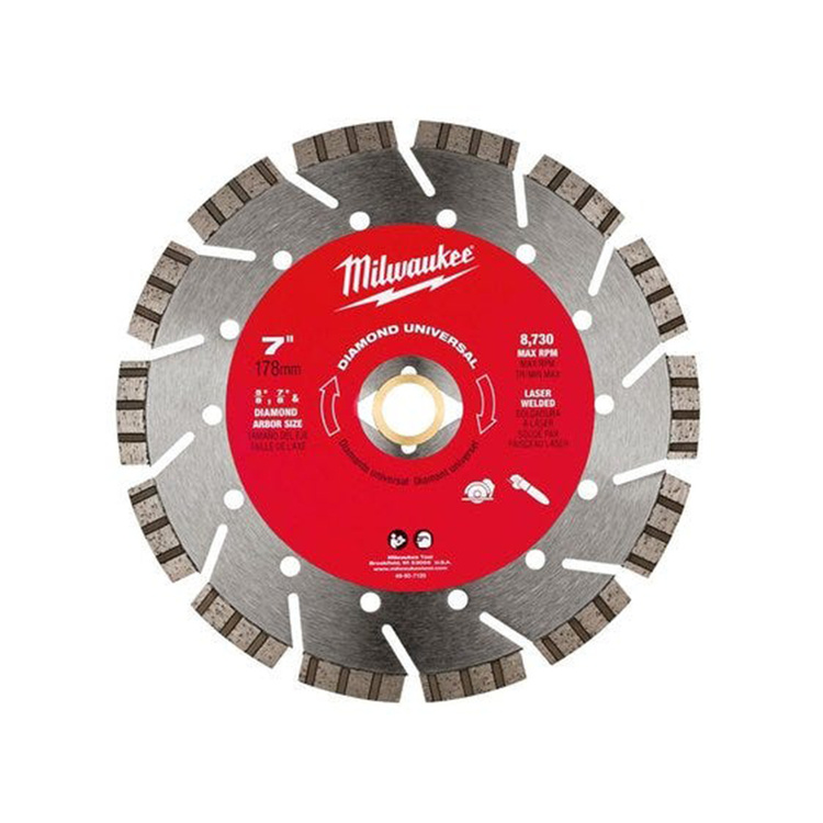 Milwaukee 49-93-7120 Milwaukee 49-93-7120 Diamond Universal Segmented Turbo Blade, 7