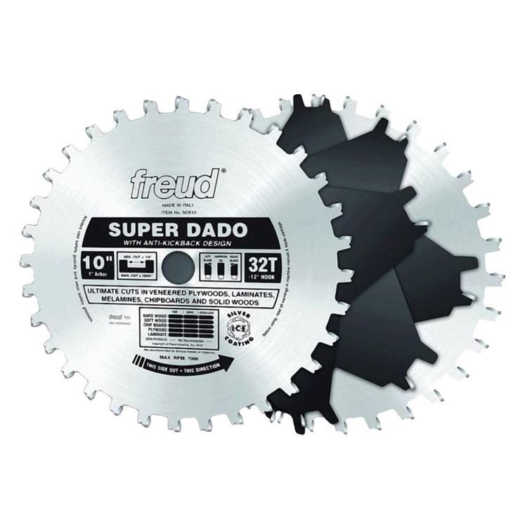 Diablo Sd508 Dado Blade Set 8 Dia 5 8 Arbor 24 Teeth