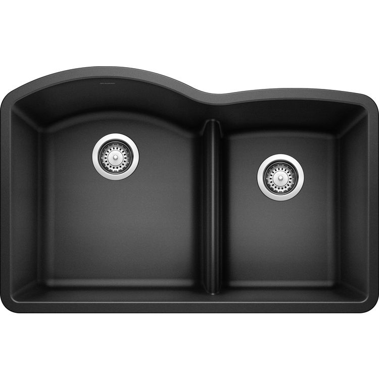 Blanco 441590 Diamond Anthracite - double-bowl sink 32"X20 ...