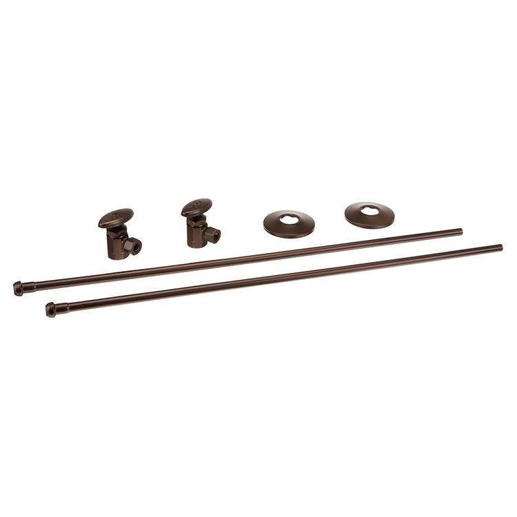 Jones Stephens S1034RB Jones Stephens S1034RB Oil-Rubbed Bronze Lavatory Supply and Stop Kit
