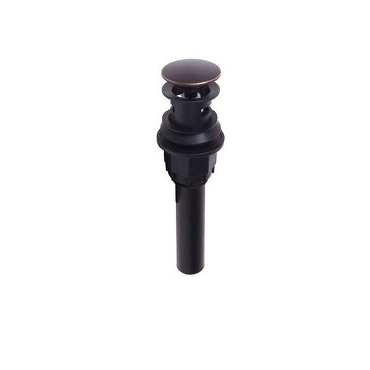 Ultra Faucets UFP-1502 Ultra Faucets UFP-1502 Oil-Rubbed Bronze Push Pop-Up Lavatory Drain With Overflow
