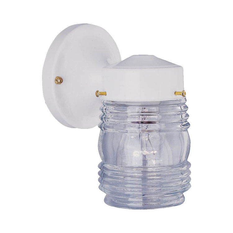 Boston Harbor W15wh01 33883l White Jelly Jar Porch Light Fixture