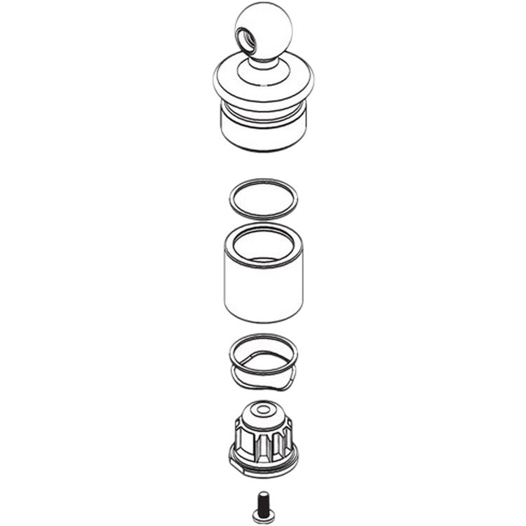 Moen 116670ORB Moen 116670ORB Part Handle Hub 2-Handle Lever Lavatory/Bar Hot Oil Rubbed Bronze