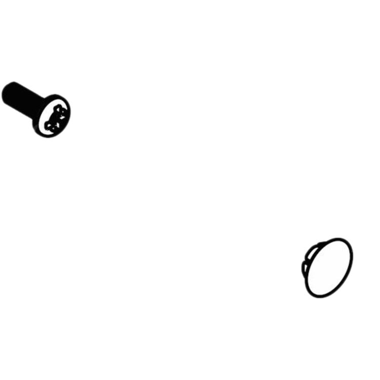 Moen 136197BN Moen 136197BN Part Three Function Plug Button And Screw Kit, Stainless
