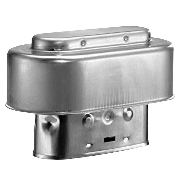 M&G DuraVent 4" Oval Gas Vent Oval Cap 4GWVT PlumbersStock