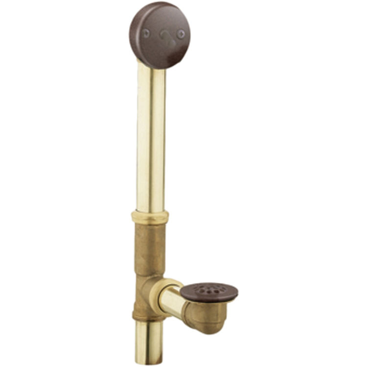 Moen 90410ORB Moen 90410ORB Part Tub Waste Brass Trip-Lever Oil Rubbed Bronze