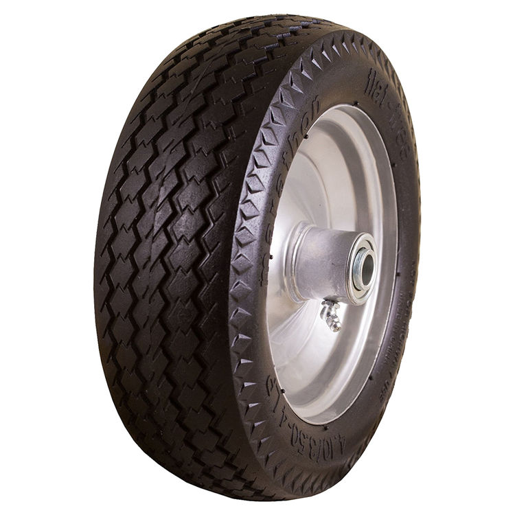 Arnold 00010 Flat Free Hand Truck Tire, 101/2 in Diameter, 300 lb
