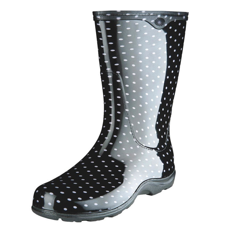 Sloggers 5013BP06 Polka Dot Tall Boot With All Day Comfort Insole, 6 in ...