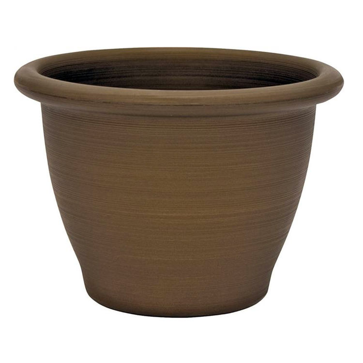 Southern Patio, Dynamic Design TN1206AB Toscana Planter, 12 in Dia x 12