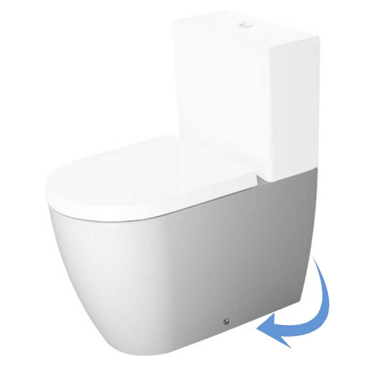 Duravit 2170090092 ME by Starck Dual Flush OnePiece Floor Mounted
