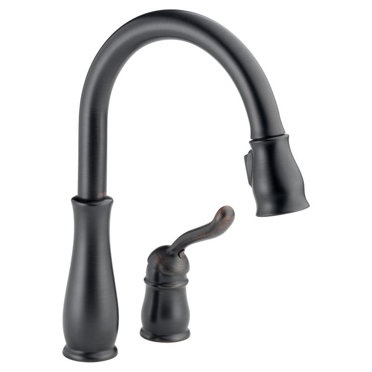 Delta 978-RBWE-DST Delta 978-RBWE-DST Leland One Handle Kitchen Pulldown Faucet Venetian Bronze