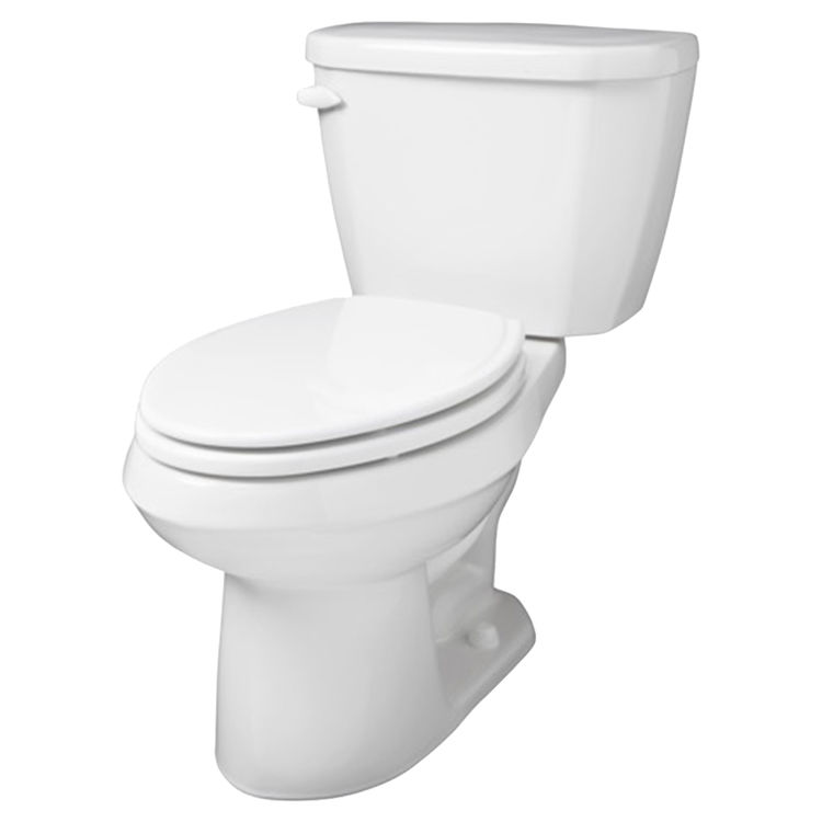 gerber vp 21 viper white two piece elongated ergoheight toilet