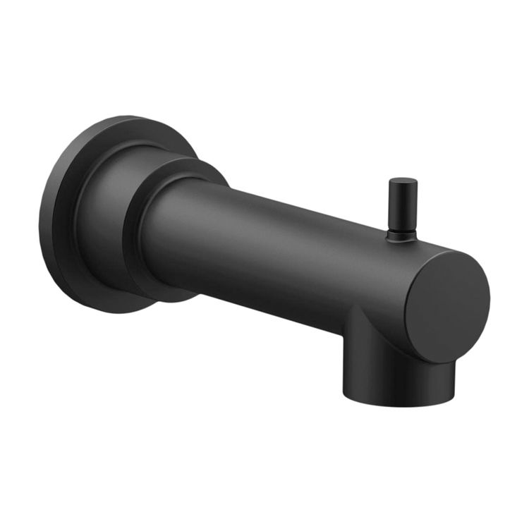 Moen 172656BL Moen 172656BL Matte Black Diverter Tub Spout