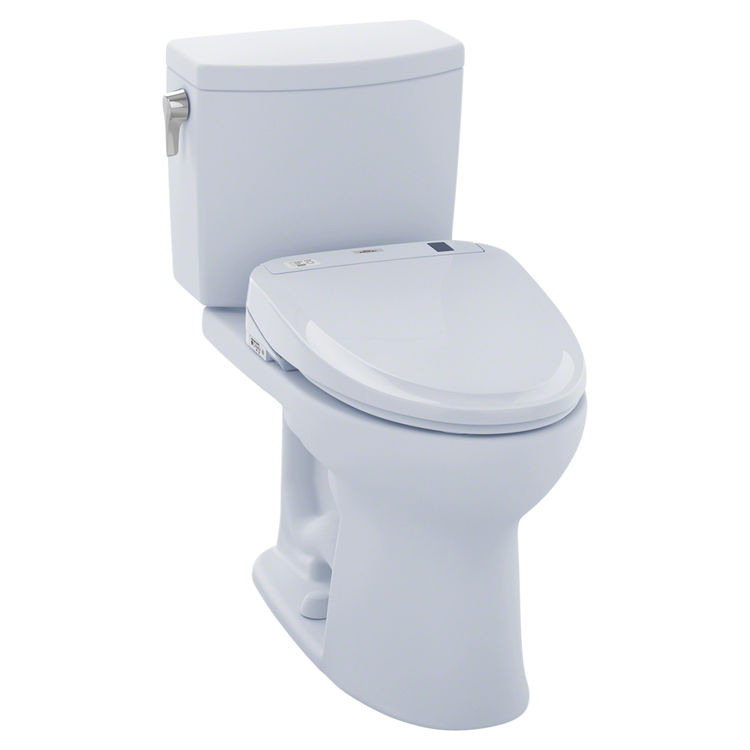 Toto Mwcufg 01 Washlet Drake Ii 1g Two Piece Toilet W S300e Cotton White Elongated