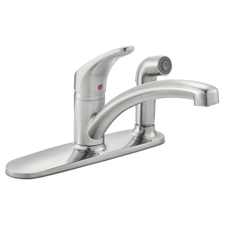 American Standard 7074.030.075 American Standard 7074.030.075 Single Control Kitchen Faucet, Stainless Steel