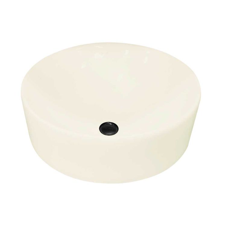 KOHLER K1480096 Vox Round Vessel Bathroom Sink, Biscuit