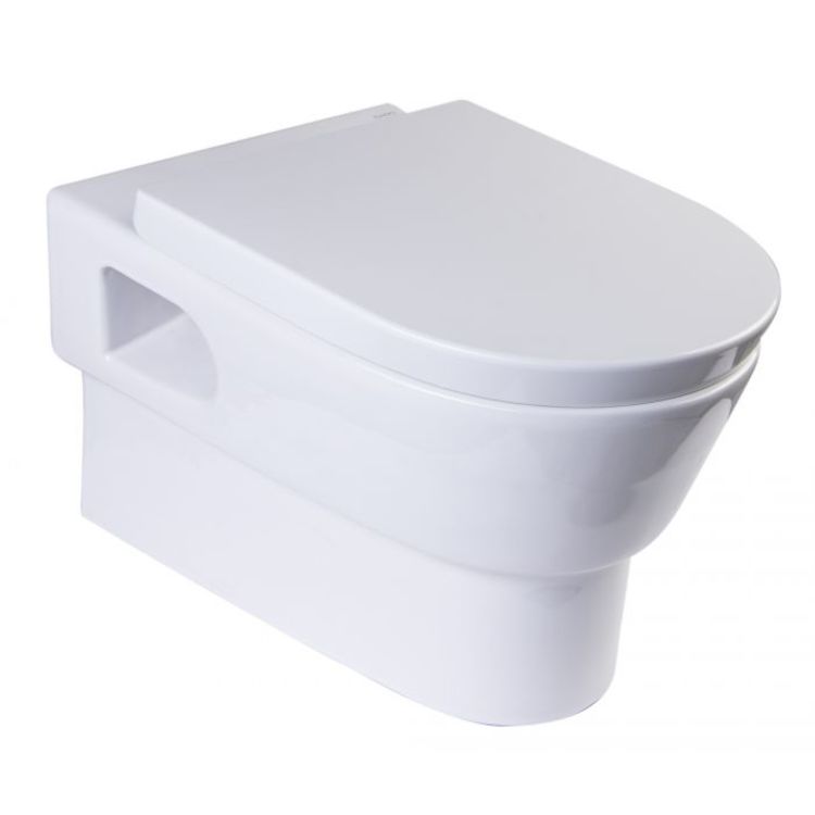 Eago WD332 EAGO WD332 Wall Mounted Dual Flush White Ceramic Toilet - White