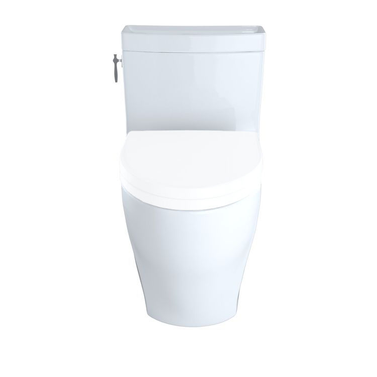 Toto Cst626cefgt40 01 Cotton White Aimes Elongated One Piece Toilet