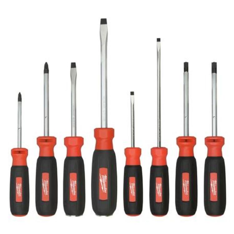 Milwaukee 48-22-2708 Milwaukee 48-22-2008 8 Piece Screwdriver Set