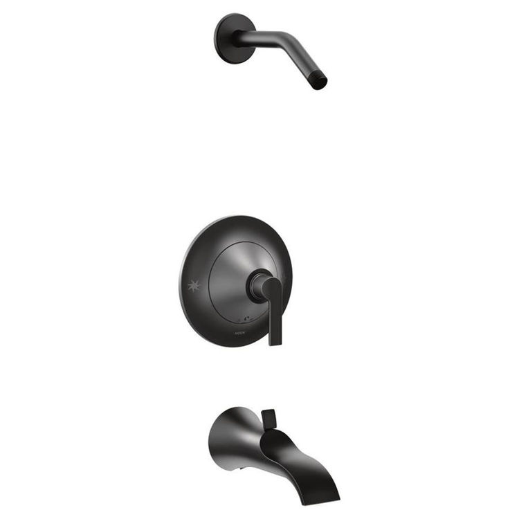 Moen TS3203NHBL Moen TS3203NHBL Matte Black Doux Moentrol Tub/Shower Trim (Less Head)