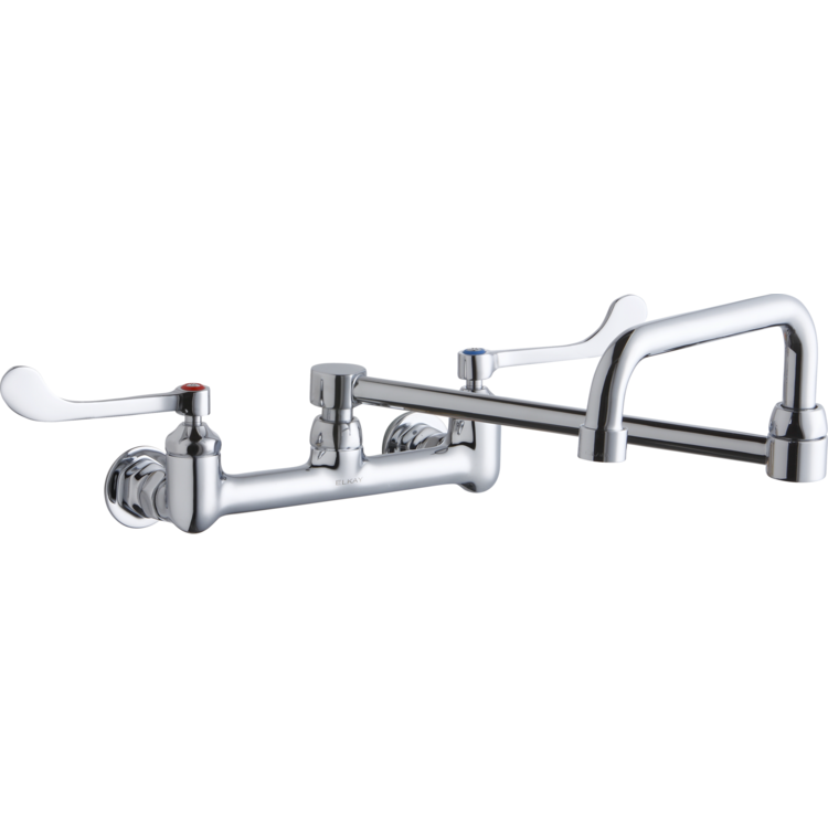 Elkay LK940DS20T6H Elkay LK940DS20T6H Foodservice Centerset Wall-Mounted Faucet - Chrome