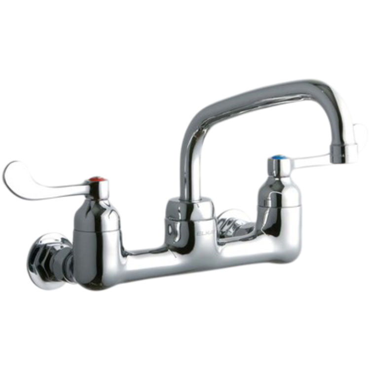 Elkay LK940AT08T4H Elkay LK940AT08T4H Wall-Mounted Commercial Faucet
