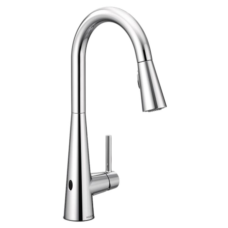 Moen 7864ewc Sleek Motionsense Wave Single Handle Pulldown Kitchen Faucet Chrome