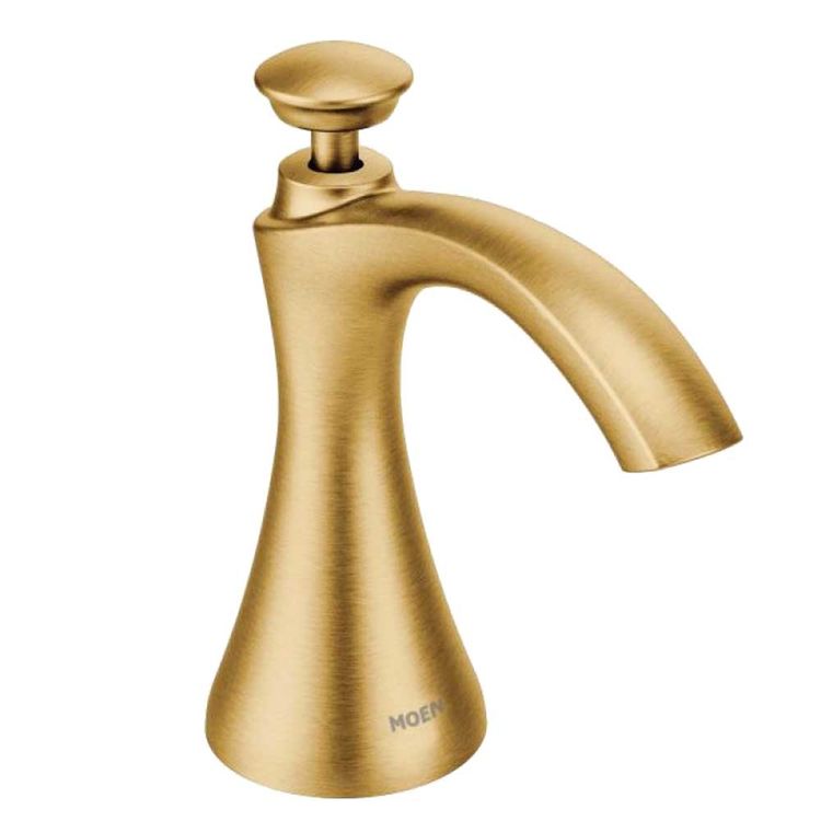 Moen S3946BG Moen S3946BG Traditional Soap/Lotion Dispenser, Brushed Gold