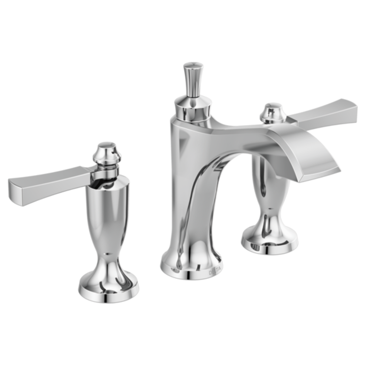Delta 3556MPUDST Dorval Widespread Lavatory Faucet (Less Handles), Chrome