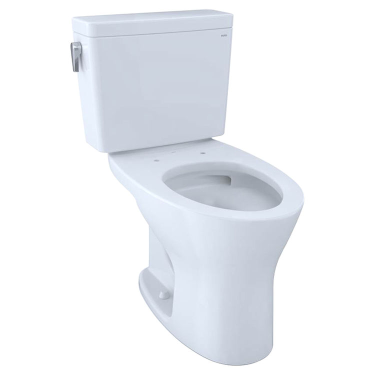 Toto CST746CEMG#01 TOTO CST746CEMG#01 Drake Two-Piece Toilet 1.28 GPF & 0.8 GPF Elongated Bowl - Cotton White