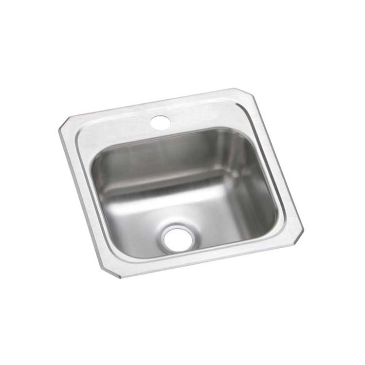 22 Gauge Stainless Steel 17 X 19 X 6.1875 Single Bowl Top Mount Bar/Prep Sink Elkay D117190 22 Gauge Stainless Steel 17 X 19 X 6.1875 Single Bowl Top Mount Bar/Prep Sink Elkay D117190