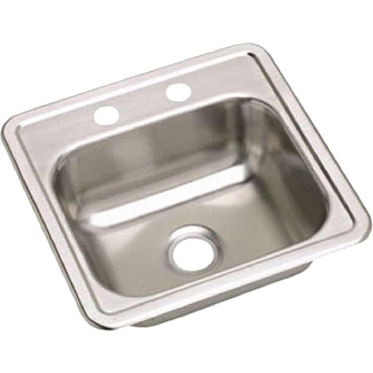 Dayton KW10115152 Dayton KW10115152 Stainless Steel Top Mount Single Bowl Kingsford Sink